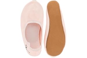 Siegertreppchen Gymnastikschuhe Stoff (Größe 24 – 40) Turnschläppchen für Mädchen & Jungen - Ballettschuhe atmungsaktiv & rutschfest – Schläppchen – Ballerinas