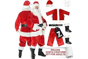 Morph Weihnachtsmann Kostüm, Kostüm Weihnachtsmann Herren, Weihnachtsmann Kostüm Herren, Nikolaus Kostüm Herren Komplett, Nikolaus Kostüm Männer, Weihnachtsmannkostüm, Weihnachtsmann Kostüm