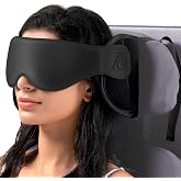 Bonairest Travel Pillow, Airplane Neck Pillow with 3D Mask | Travel Neck Pillow 360&deg; Head Support with Seat Strap, Ideal for
