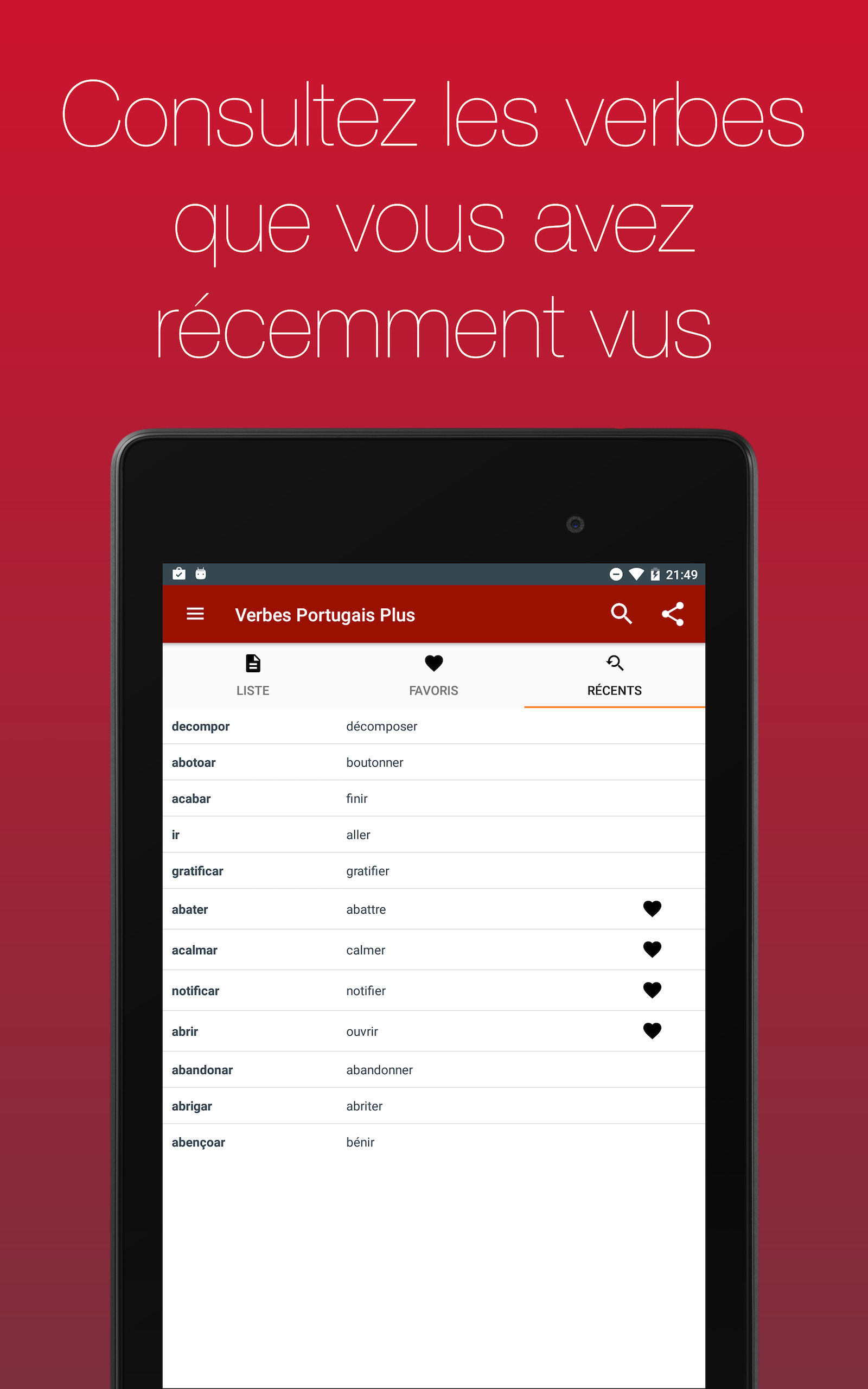 Comment Se Deconnecter De L Appli Amazon Les Verbes Portugais Pro: Amazon.fr: Appstore pour Android