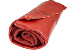 ‎LANGLAUF SCHUHBEDARF Langlauf Schuhbedarf Lederreste rot 1kg - verschiedene Rottöne - Lederstücke alle Stücke mind. DIN A3 - echtes Leder zum nähen - handverlesene Lederstücke - Leder zum basteln