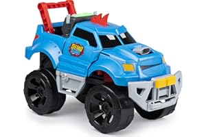 Demo Duke, Véhicule Transformable à Accidenter avec Plus de 100 Effets Sonores et Expressions, À partir de 4 Ans