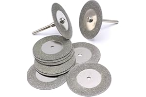 HOBBYPOWER24 10 Stück Mini Diamant Trennscheiben 35mm Trennscheiben Diamanttrennscheibe für Dremel und Proxxon