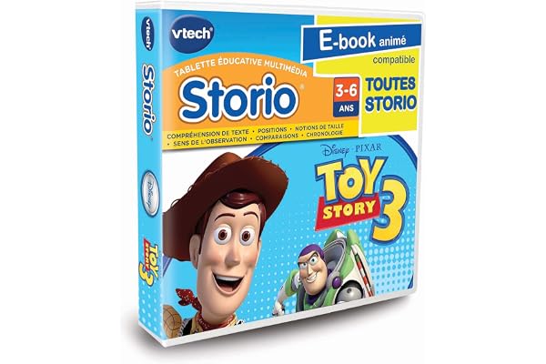 Vtech - 280105 - Storio - E-book animé - Toy Story 3