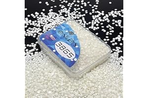 Carsilers Rondes Perles de Peinture Diamant 3865, Diamond Painting de Rechange pour Forets Manquants, Perles à Broder, 3500 Pièces