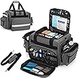 Damero Emergency Medical Trauma Bag - Large Professional First Responder Bag with Multiple Pockets for Medical Supplies, Gray