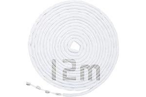 Ziamzra 30g Bleiband ca. 12m Bleiband für Gardinen Gardinenbeschwerer Schwer Vorhang Beschwerer Schneidbar Bleiband für Vorhänge, Wohnzimmer, Duschvorhang, Tischdecke - 30g/m