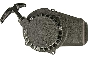 KEN ROD Tiratore Avviamento | Minimoto | Quad | Ricambio | 43cc 47cc 49cc Ciclomotore Nero (Nero-2)