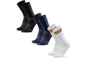 DANISH ENDURANCE Chaussettes Premium Cyclisme, Vélo sur Route et VTT, Respirantes, Homme Femme, 3 et 5 Paires