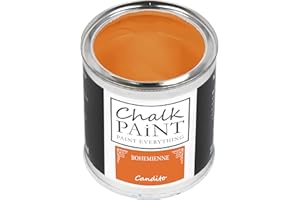 CHALK PAINT PAINT EVERYTHING Chalk Paint Everything® Candito (Candy Orange) – 250 ml Water-Based Chalk Paint for Shabby Chic Furniture, Décor, and Upcycling Projects – Non-Toxic, Easy to Apply