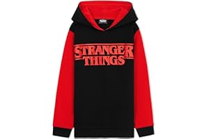 Stranger Things Felpa Ragazza Ragazzo - Felpa con Cappuccio 9-15 Anni Felpa Bambina in Cotone Abbigliamento Ufficiale Idee Regalo Ragazza