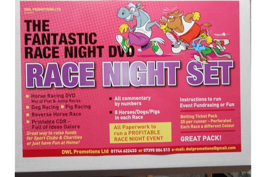 DWL FANTASTIC RACE NIGHT SET - ALL YOU NEED TO PUT ON A RACE NIGHT