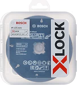 bosch professional 5tlg x lock trennscheiben schleifscheiben set edelstahl metall o 125 mm zubehor winkelschleifer amazon de gewerbe industrie wissenschaft