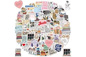 KADERAS Naklejki do czytania 100 sztuk, naklejki do czytania książek dla studentów, nauczycieli i książek miłośników książek