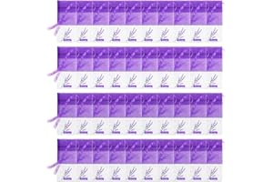 IJHYGD 40 Pcs Lavendelsäckchen Duftsäckchen Lavendelsäckchen Leer Säckchen Lavendel Lavendel Säckchen Säckchen Lavendel Lavendel Säcke Stoffbeutel Klein Lavendelsäckchen Zum Befüllen (Dunkelviolett)