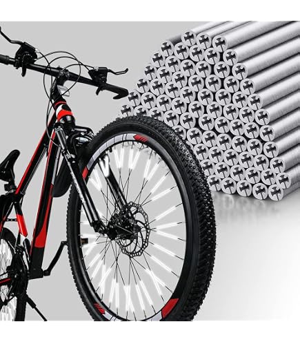 96 Riflettori Per Raggi Bicicletta: Visibilità 360° Al Buio, Sicurezza Per Bici E Mtb