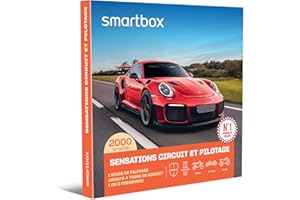 Smartbox - Coffret Cadeau Femme Homme - Sensations Circuit et Pilotage - idée Cadeau - 1 Session de Pilotage pour 1 ou 2 Personnes