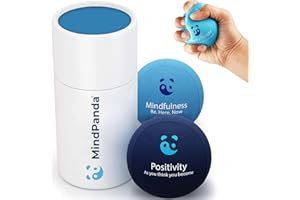 MINDPANDA Mind & Body Stress Balls for Adults - Triple Density Squeeze Balls for Hand Therapy & Grip Strengthening - Stress & Anxiety Relief - Physical Therapy Support - Soft, Medium, Hard Gel Core