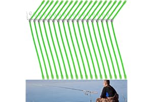 DabbOo 25Pcs Pêche en Mer Accessoires de Matériel Tubes Anti-emmêlement Pêche Connecteur Accessoire Lien Crochet Poisson Anti Tangle Feeder Adaptées pour Matériel de Pêche Mer
