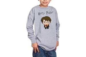 THE FAN TEE Camiseta Manga Larga de NIÑOS NIÑAS Harry Magia Ron Magos 025