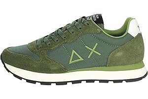 SUN68 Z44101 Sneakers Con Lacci In Tessuto/camoscio Uomo