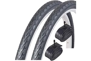 DURO TYRES Duro Cordoba 26" x 1.75 Bike Tyres with Schrader Inner Tubes (Pair)