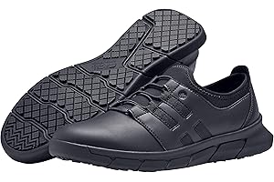 Shoes for Crews Chaussures de Travail Karina Women Black – Chaussures antidérapantes et Sportives, Chaussures de Sport légères avec Lacets et Rembourrage, sans métal et végétaliennes