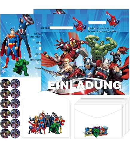Procos Avengers Partybecher-Set, 8 Stück, 200 Ml – Bunte Einwegbecher Für Die Perfekte Superhelden-Party