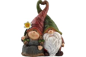 Blue Whale Gifts Mr and Mrs Gnome Cute Couple Garden Ornament 22cm Figurine
