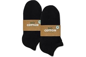 mehrstrumpf 8/12 Paar Kinder 100% Bio-Anbau Sneaker Socken Jungen & Mädchen ohne Naht (Modell: Biolivia)