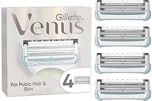 Gillette Venus do włosów łonowych i skóry, 4 wkłady do żyletek
