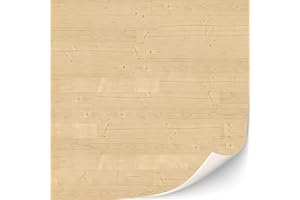 TEXTURKONTOR 3 Sheets 1:12 Scale Dollhouse Self Adhesive Flooring (Maple)