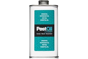 EFA INTERNATIONAL PestOil Spider– Peppermint Oil, Makes 100 litres Spider Repellent, Natural Peppermint Essential Oil