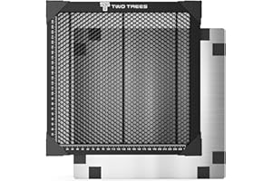 OUYZGIA Honeycomb Wabentisch für Laser Graviermaschine, 300x300x22mm Waben Laser Arbeitsplatte, Tischschutz mit Aluminiumplatte, Kompatibel mit verschiedenen Graviermaschinen