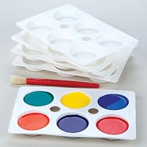 Baker Ross FE491 Pack De 50 Pinceaux Et Tampons Éponge – Set Artistique Enfant – Fournitures Créatives Pour Peinture Sur Papier, Tissu, Bois – Loisirs Scolaires Et Maison
