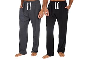 INSIGNIA 2 Mens Pyjamas Lounge Pants Bottoms Soft Jersey