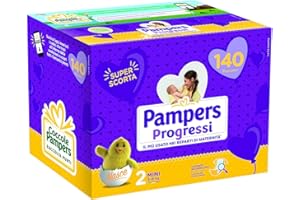 Pampers progressi pentapack tg.2 mini da 140 pannolini