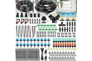 TAVADA Bewässerungssystem Garten,Garten BewässerungsSystem,Garten Micro Drip Bewässerung Automatik Bewässerung Kit,For Potted Plants,Balcony,Flower Bed,Patio Plants