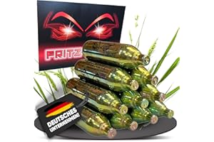 Fritz-Cell CO₂-Kapseln 12g – 10 Stück – für Airsoft, Softair und Luftgewehre – sauber versiegelt, konstante Leistung, rückstandsfrei, korrosionsgeschützt, 12g-System kompatibel