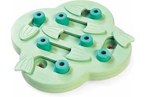 Outward Hound by Nina Ottosson Puppy Hide N' Slide Treat Puzzle Enrichment Dog Toy, Green