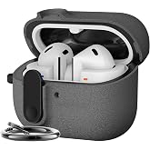 Sandblasted Matte Textured Blows with Latch Cover Lock System Compatible with Teknoft Samsung Galaxy Buds 3 Pro, Buds 3 and Buds 3 FE