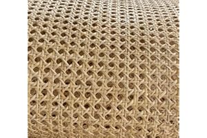 GENERISCH Wiener Geflecht Meterware 35 x 50cm - Natürliches Rattan für Stuhl, Möbel, Schrank, Kommode, Sessel, Schranktür - Gurtband Natur
