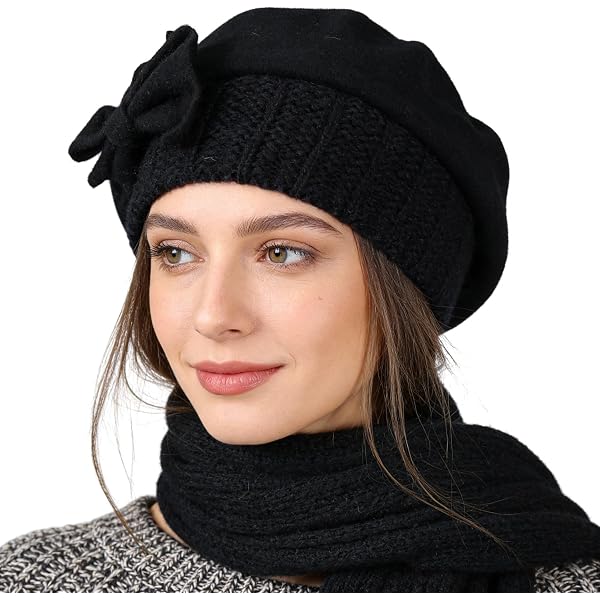 BYOS Ladies Winter Solid Chic Slouchy Ribbed Crochet Knit  display picture 3
