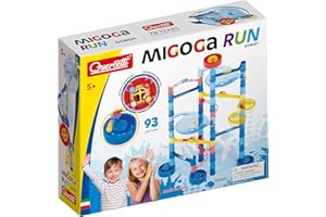 Quercetti Migoga Ocean, Pista Biglie per Bambini 5-12 Anni con Imbuti, Curve e Colonne, Giochi Educativi Bambino 6 Anni, Regalo Bambina 7 Anni, Giochi Bambina 5 Anni, Giocattoli Bambini Made in Italy