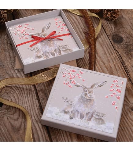 Wrendale Designs Weihnachtskarten-Set "A Merry Little Christmas" - 8 Karten Mit Umschlägen, Illustriert Von Hannah Dale