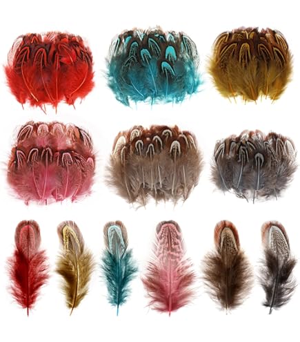 Lot De 400 Plumes Blanches Naturelles - Pour DIY, Décoration Créative, Mariage, Noël, Pâques