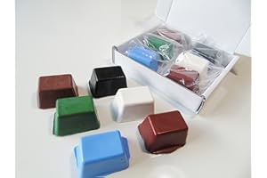 DOMS DIY DIRECT JEWELLERS Buffing Rouge Polishing Compound precious metal polishing, BROWN, GREEN, BLUE, WHITE, RED (Multi)