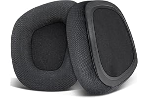 SOULWIT Tessuto a Rete Cuscinetti Auricolari Ricambio per Corsair Void/Void v2/Void Pro/Void Elite/Surround Gioco USB RGB Cablate e Wireless Cuffie, Padiglioni Cuffie con Orecchie Schiuma Antirumore