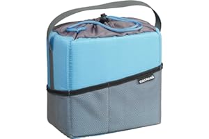 Cullmann 98610 AMERA POJEMNIK średni cyjan/szary worek ochronny do ochrony przed uderzeniami średniej wielkości sprzętu CSC i DSLR