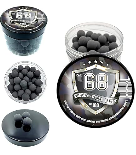 Shop4Paintball White Ice Paintballs - 500 Rounds, White Ball & White Fill, Perfect For Tournaments
